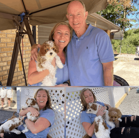 Familia feliz con Bruno