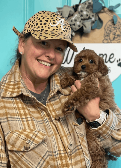 Familia feliz con Max