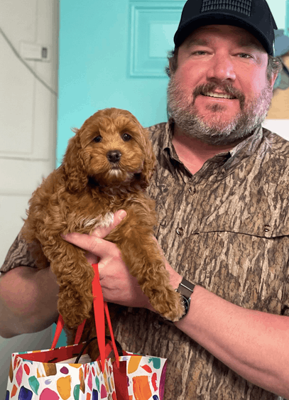 Familia feliz con Milo